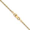 Lex & Lu 14k Yellow Gold 1.5mm D/C extra-Light Rope Chain Necklace or Bracelet- 4 - Lex & Lu