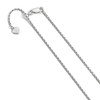 Lex & Lu Sterling Silver Adjustable Rope Chain Necklace LAL92649 - Lex & Lu