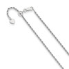 Lex & Lu Sterling Silver Adjustable Rope Chain Necklace LAL92658 - Lex & Lu