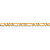 Lex & Lu 14k Yellow Gold 4mm Flat Figaro Chain Necklace or Bracelet- 3 - Lex & Lu