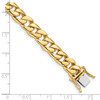 Lex & Lu 14k Yellow Gold 7.75mm Solid Hand Polished Curb Link Bracelet- 3 - Lex & Lu