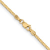 Lex & Lu 14k Yellow Gold 1.3mm Franco Chain Necklace or Bracelet LAL92708- 4 - Lex & Lu