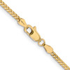 Lex & Lu 14k Yellow Gold 2.0mm Franco Chain Necklace or Bracelet- 4 - Lex & Lu