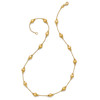 Lex & Lu 14k Yellow Gold D/C Scratch Finish Necklace or Bracelet- 2 - Lex & Lu