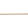 Lex & Lu 14k Yellow Gold 1.8mm Solid D/C Spiga Chain Necklace or Bracelet- 3 - Lex & Lu