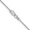 Lex & Lu 14k White Gold .95mm Solid D/C Cable Chain Necklace- 4 - Lex & Lu