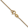 Lex & Lu 14k Yellow Gold 0.80mm Spiga Pendant Chain Necklace LAL93049- 4 - Lex & Lu