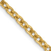 Lex & Lu 14k Yellow Gold 3.2mm Cable Chain Necklace - Lex & Lu