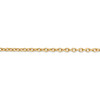 Lex & Lu 14k Yellow Gold 3.2mm Cable Chain Necklace- 3 - Lex & Lu