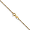 Lex & Lu 14k Yellow Gold 1.1mm Solid Spiga Chain Necklace or Bracelet LAL93095- 4 - Lex & Lu