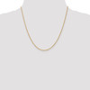 Lex & Lu 14k Yellow Gold 1.3mm Heavy Rope Chain Necklace- 2 - Lex & Lu