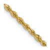 Lex & Lu 14k Yellow Gold 2.00mm D/C Quadruple Rope Chain Necklace or Bracelet - Lex & Lu