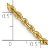 Lex & Lu 14k Yellow Gold 3.0mm D/C Quadruple Rope Chain Necklace or Bracelet- 5 - Lex & Lu