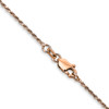 Lex & Lu 14k Rose Gold 1.0mm D/C Rope Chain Necklace or Bracelet- 4 - Lex & Lu