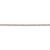 Lex & Lu 14k Rose Gold 1.7mm Ropa Chain Necklace or Anklet- 3 - Lex & Lu