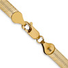 Lex & Lu 14k Yellow Gold 5.5mm Silky Herringbone Chain Necklace or Bracelet- 4 - Lex & Lu