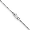 Lex & Lu 14k White Gold .90mm Box Chain Necklace or Bracelet LAL93651- 4 - Lex & Lu