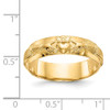 Lex & Lu 14k Yellow Gold Men's Claddagh Ring LAL96835 - 3 - Lex & Lu