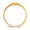 Lex & Lu 14k Yellow Gold Children's Signet Ring - 2 - Lex & Lu