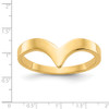 Lex & Lu 14k Yellow Gold Polished Fancy Ring - 3 - Lex & Lu