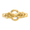 Lex & Lu 14k Yellow Gold Free Form Knot Ring LAL96954 - 5 - Lex & Lu