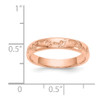 Lex & Lu 14k Rose Gold Footprints Ring - 3 - Lex & Lu