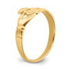 Lex & Lu 14k Yellow Gold Small Claddagh Ring - 7 - Lex & Lu