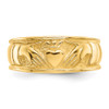 Lex & Lu 14k Yellow Gold Ladies Claddagh Ring LAL97054 - 5 - Lex & Lu