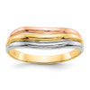 Lex & Lu 14k Tri-color Gold Fancy Ring - Lex & Lu