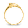 Lex & Lu 14k Yellow Gold Dolphin Ring LAL97071 - 2 - Lex & Lu