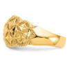 Lex & Lu 14k Yellow Gold D/C Scalloped Edge Pattern Dome Ring - 4 - Lex & Lu