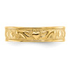 Lex & Lu 14k Yellow Gold Polished Claddagh Ring Size 8.5 LAL97133 - 5 - Lex & Lu