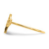 Lex & Lu 14k Yellow Gold Polished Celtic Cross Ring - 3 - Lex & Lu