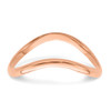 Lex & Lu 14k Rose Gold Wave Fashion Thumb Ring - 6 - Lex & Lu