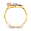 Lex & Lu 14k Yellow Gold & Rhodium w/CZs 15 Anos Ring - 2 - Lex & Lu