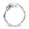 Lex & Lu 14k White Gold Dolphin Ring - 2 - Lex & Lu