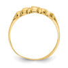 Lex & Lu 14k Yellow Gold Nugget Ring LAL97230 - 2 - Lex & Lu