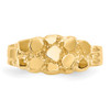Lex & Lu 14k Yellow Gold Nugget Ring LAL97230 - 5 - Lex & Lu