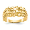 Lex & Lu 14k Yellow Gold Nugget Ring LAL97237 - Lex & Lu