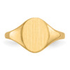 Lex & Lu 14k Yellow Gold Signet Ring LAL97378 - 4 - Lex & Lu