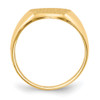 Lex & Lu 14k Yellow Gold Signet Ring RS114 - 2 - Lex & Lu