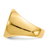 Lex & Lu 14k Yellow Gold Men's Signet Ring LAL97500 - 3 - Lex & Lu
