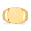 Lex & Lu 14k Yellow Gold Men's Signet Ring RS3 - 4 - Lex & Lu