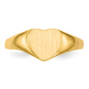 Lex & Lu 14k Yellow Gold Signet Ring LAL97631 - 4 - Lex & Lu Lex & Lu 14k Yellow Gold Signet Ring LAL97631 - 4 - Lex & Lu