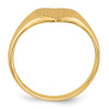 Lex & Lu 14k Yellow Gold Signet Ring LAL97632 - 2 - Lex & Lu Lex & Lu 14k Yellow Gold Signet Ring LAL97632 - 2 - Lex & Lu