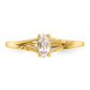 Lex & Lu 14k Yellow Gold Topaz Birthstone Ring LAL97816 - 5 - Lex & Lu