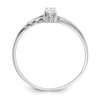 Lex & Lu 14k White Gold Topaz Birthstone Ring LAL97828 - 2 - Lex & Lu