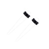 Lex & Lu Pair of Acrylic Ear Expander Stretcher Taper Plugs, Gauges 14 Thru 5/8"-3-Lex & Lu