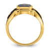 Lex & Lu 14k Yellow Gold Men's Masonic Ring LAL98946 - 2 - Lex & Lu