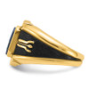 Lex & Lu 14k Yellow Gold Men's Masonic Ring LAL98946 - 3 - Lex & Lu